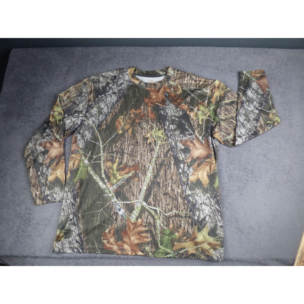 RedHead Mens Camo Long Sleeve Performance Shirt XL Realistic Forest Hunting Tee